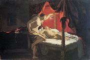 Simon Vouet Psyche et lamour oil painting reproduction